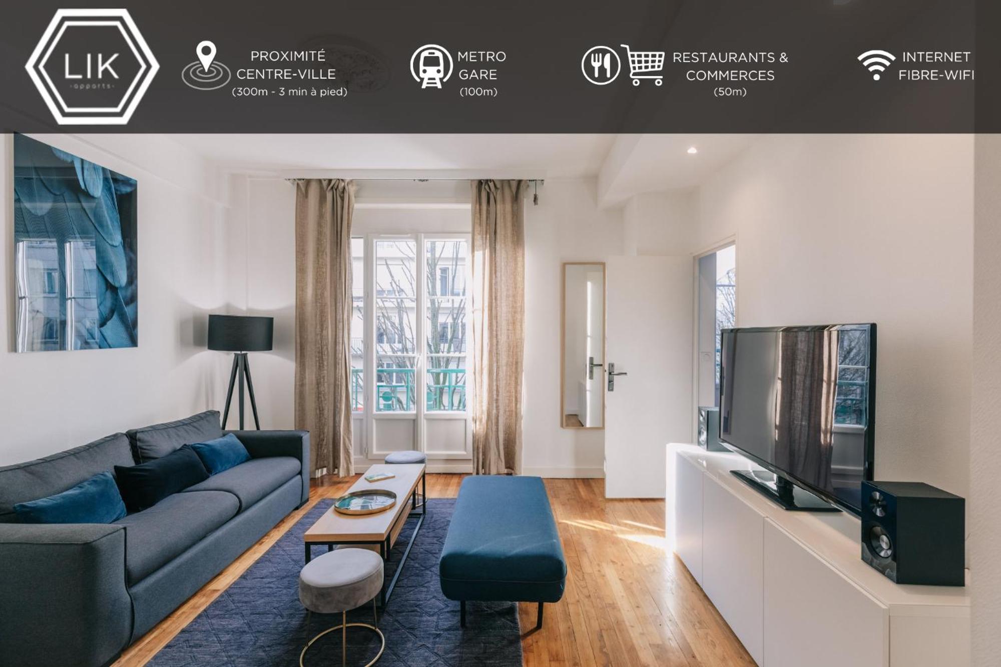 Lik Apparts Gare Rennes - Appart Le Heron 외부 사진